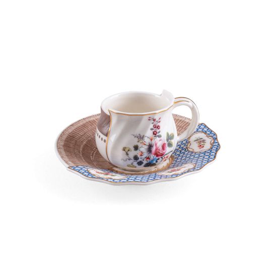 Кофейная пара Seletti , 09161 Hybrid Coffee cup with saucer Djenne