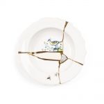 Глубокая тарелка суп - паста Seletti, 09621 Kintsugi n'1 Soup Bowl d.22