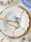 Глубокая тарелка суп - паста Seletti, 09621 Kintsugi n'1 Soup Bowl d.22