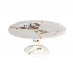 Тортница на ножке 36 см., Seletti , 09644 Kintsugi Cake stand