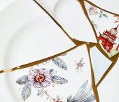 Блюдо 42,5x29,5 см., Seletti, 09655 Kintsugi Tray