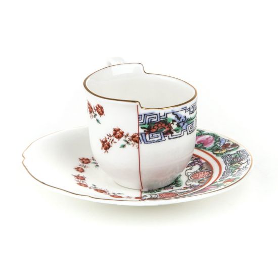 Кофейная пара 80 мл., Seletti, 09743 Hybrid Coffe Cup with saucer Tamara