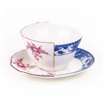 Чайная пара 220 мл., Seletti, 09746 Hybrid Teacup with saucer Zenobia