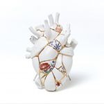 Ваза сердце Seletti, 09929 Love in Bloom Heart Vase Kintsugi
