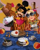 Чайная пара 220 мл., Seletti, 09746 Hybrid Teacup with saucer Zenobia